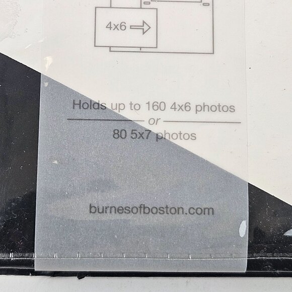 Burnes Of Boston Photo Album Chevron Design Archival Quality Photo Safe Pages - Picture 4 of 9